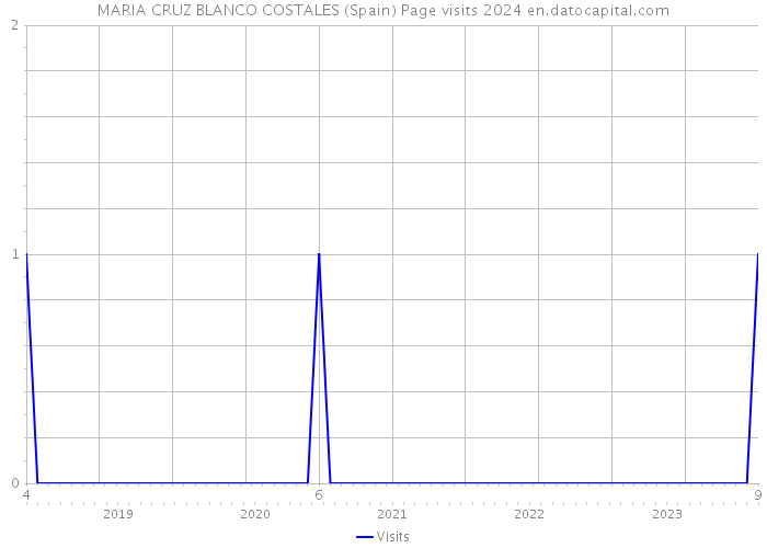 MARIA CRUZ BLANCO COSTALES (Spain) Page visits 2024 