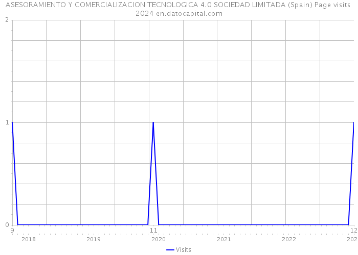 ASESORAMIENTO Y COMERCIALIZACION TECNOLOGICA 4.0 SOCIEDAD LIMITADA (Spain) Page visits 2024 