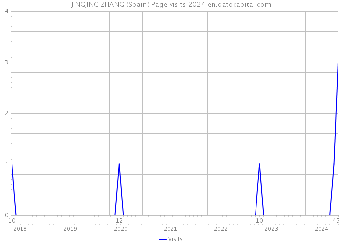 JINGJING ZHANG (Spain) Page visits 2024 