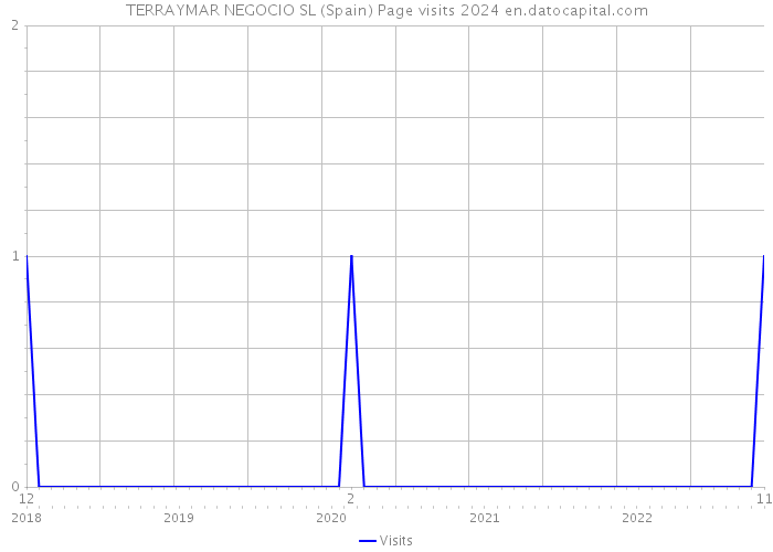 TERRAYMAR NEGOCIO SL (Spain) Page visits 2024 