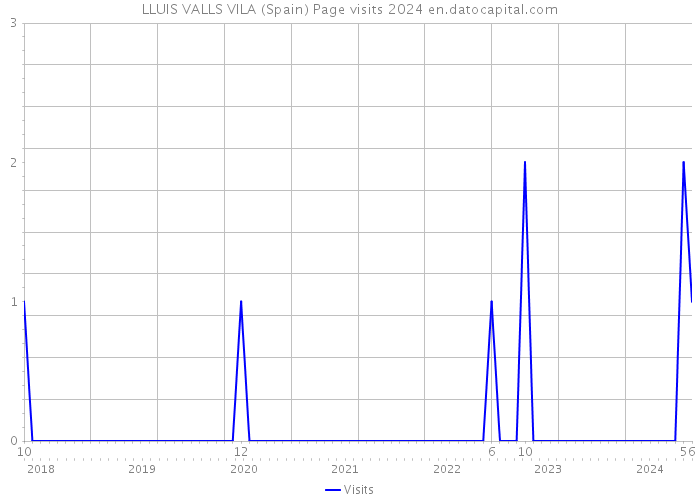 LLUIS VALLS VILA (Spain) Page visits 2024 