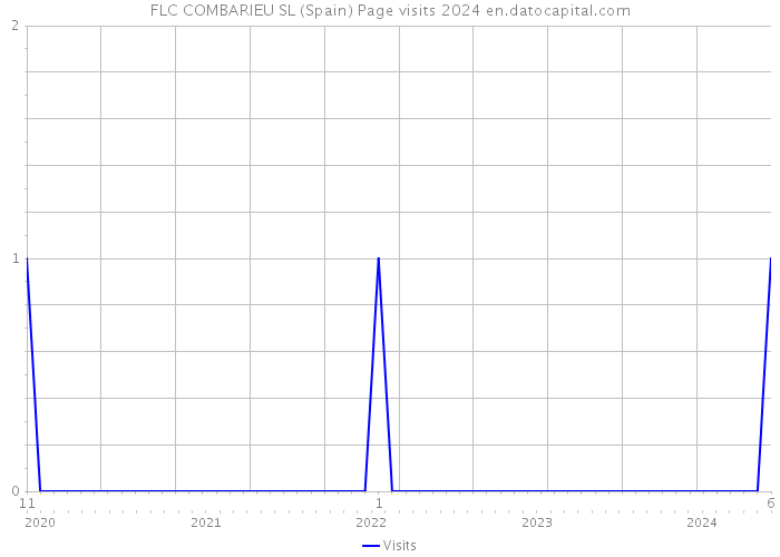 FLC COMBARIEU SL (Spain) Page visits 2024 