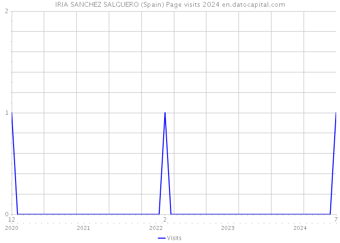 IRIA SANCHEZ SALGUERO (Spain) Page visits 2024 