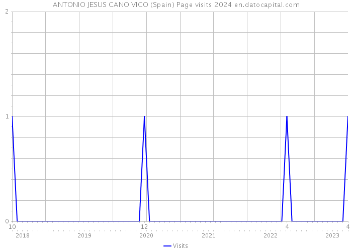 ANTONIO JESUS CANO VICO (Spain) Page visits 2024 