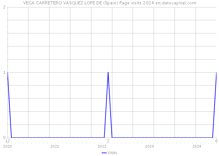 VEGA CARRETERO VASQUEZ LOPE DE (Spain) Page visits 2024 