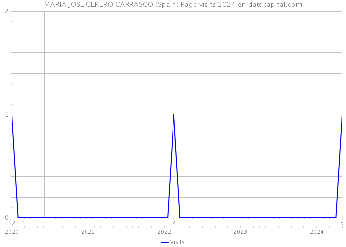 MARIA JOSE CERERO CARRASCO (Spain) Page visits 2024 