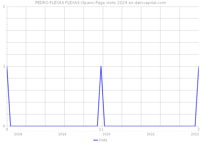 PEDRO FLEXAS FLEXAS (Spain) Page visits 2024 