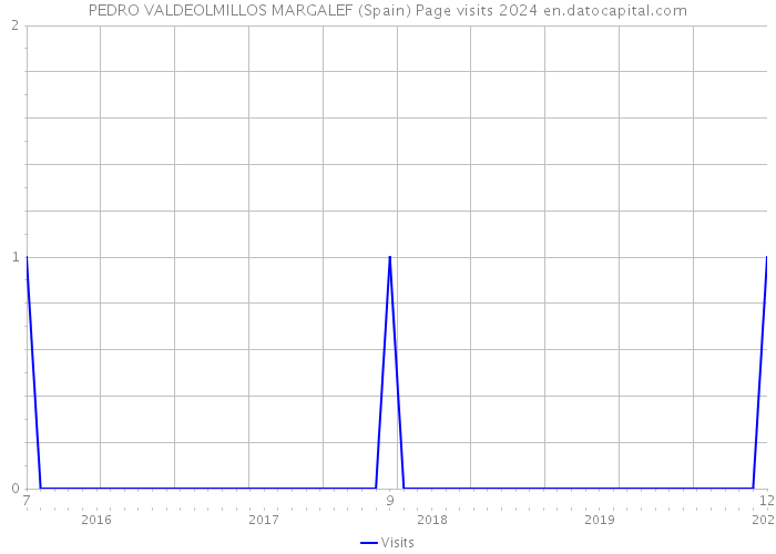 PEDRO VALDEOLMILLOS MARGALEF (Spain) Page visits 2024 