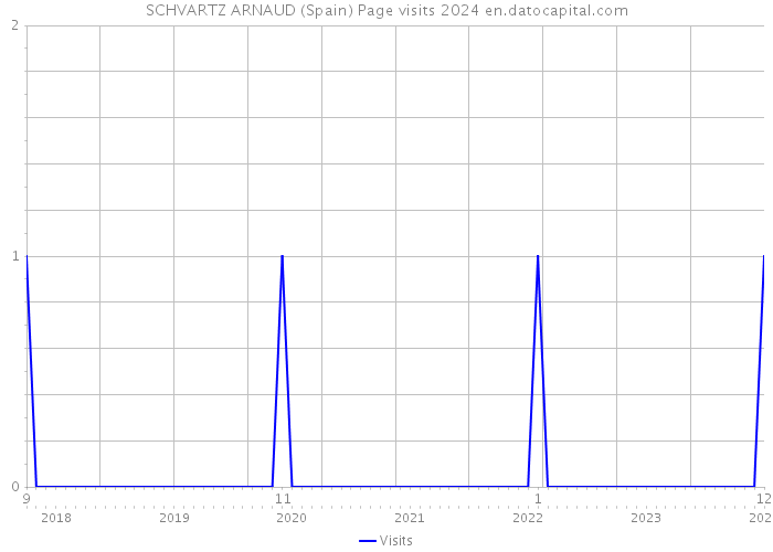 SCHVARTZ ARNAUD (Spain) Page visits 2024 