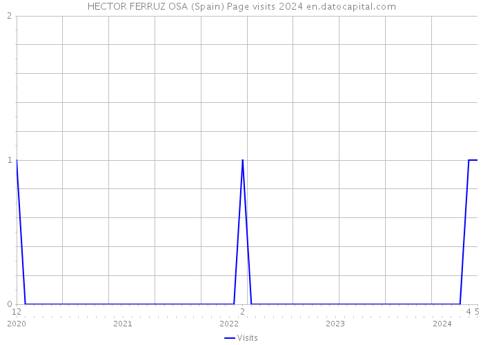 HECTOR FERRUZ OSA (Spain) Page visits 2024 