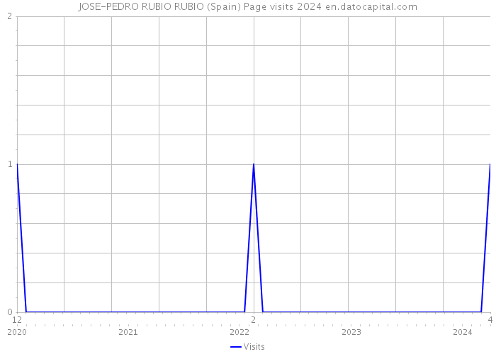 JOSE-PEDRO RUBIO RUBIO (Spain) Page visits 2024 