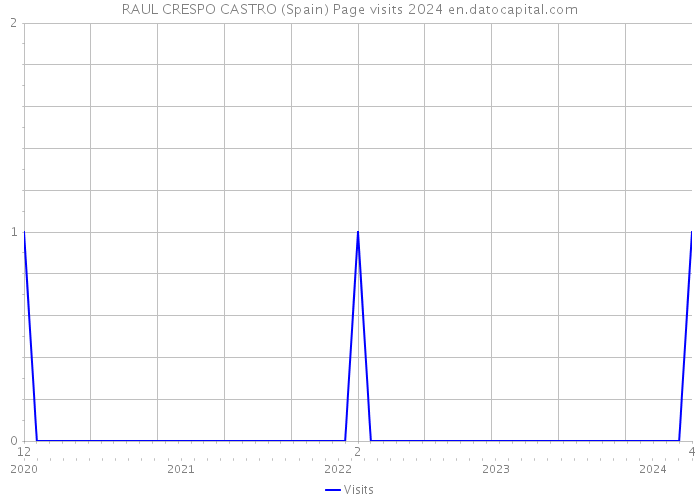 RAUL CRESPO CASTRO (Spain) Page visits 2024 