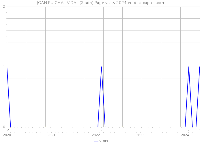 JOAN PUIGMAL VIDAL (Spain) Page visits 2024 