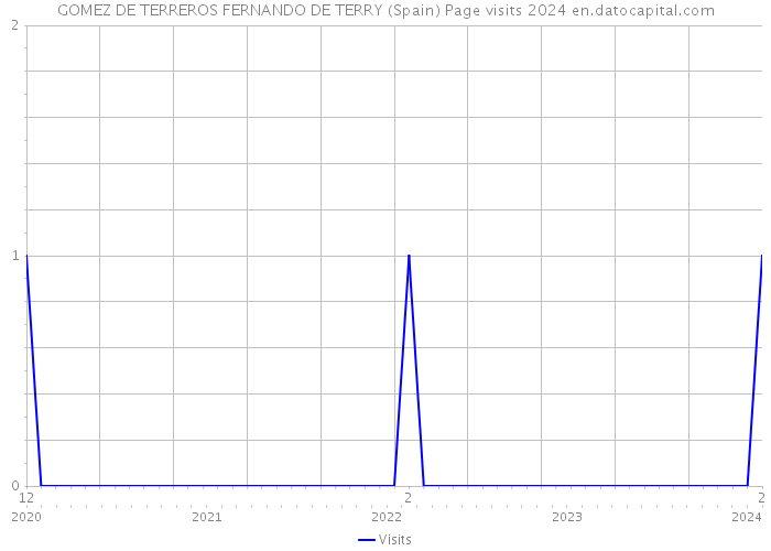 GOMEZ DE TERREROS FERNANDO DE TERRY (Spain) Page visits 2024 