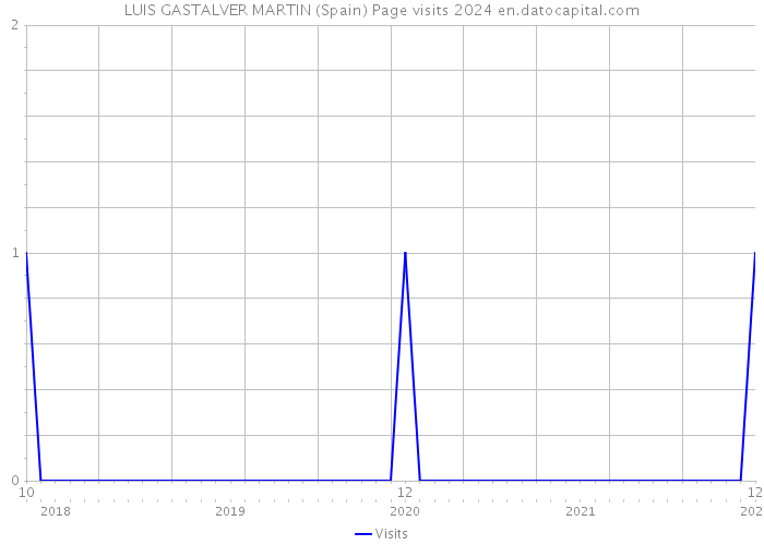 LUIS GASTALVER MARTIN (Spain) Page visits 2024 