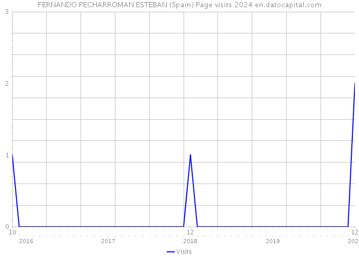 FERNANDO PECHARROMAN ESTEBAN (Spain) Page visits 2024 
