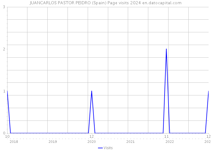 JUANCARLOS PASTOR PEIDRO (Spain) Page visits 2024 