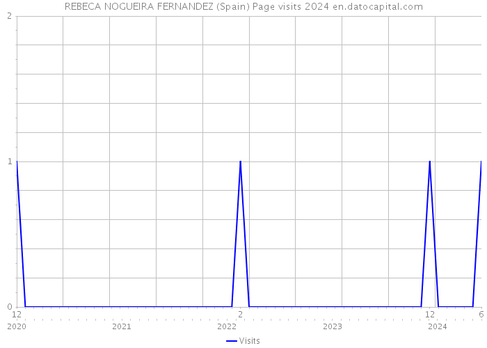 REBECA NOGUEIRA FERNANDEZ (Spain) Page visits 2024 