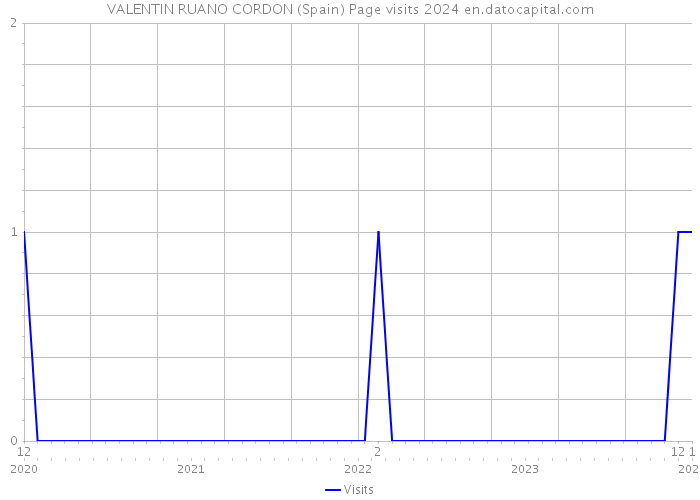 VALENTIN RUANO CORDON (Spain) Page visits 2024 