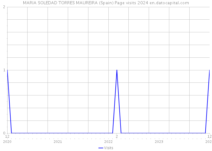 MARIA SOLEDAD TORRES MAUREIRA (Spain) Page visits 2024 