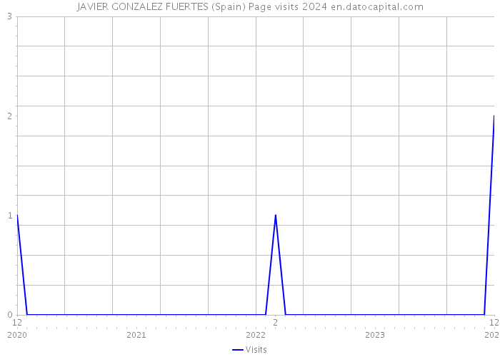 JAVIER GONZALEZ FUERTES (Spain) Page visits 2024 