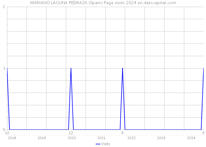 MARIANO LAGUNA PEDRAZA (Spain) Page visits 2024 