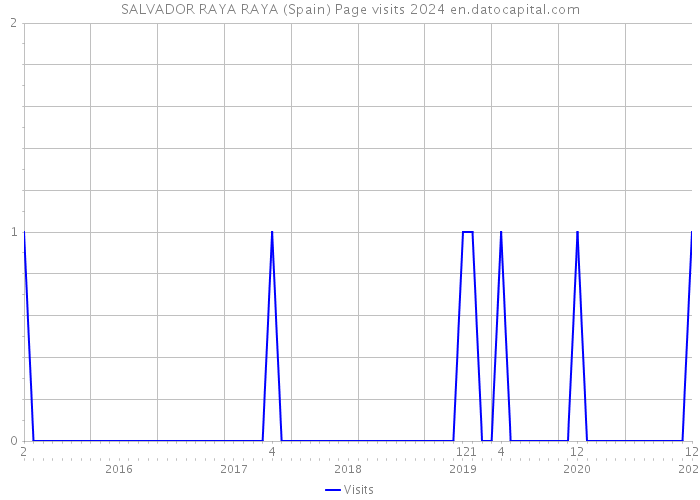 SALVADOR RAYA RAYA (Spain) Page visits 2024 