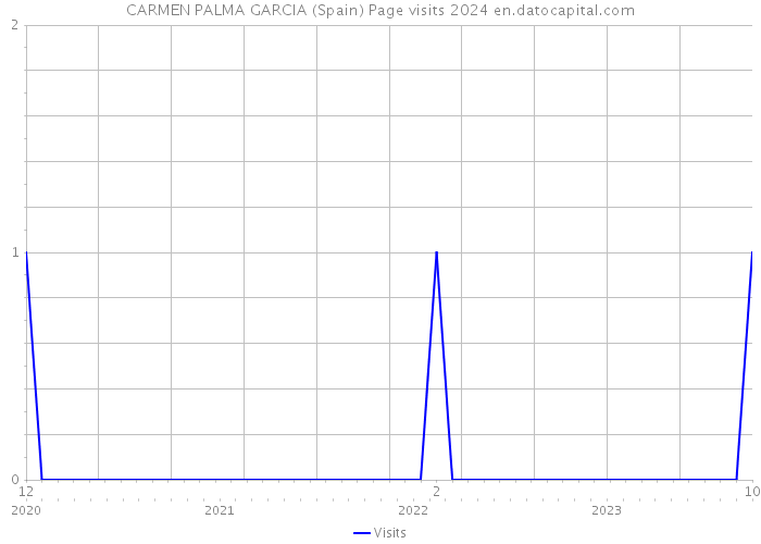 CARMEN PALMA GARCIA (Spain) Page visits 2024 