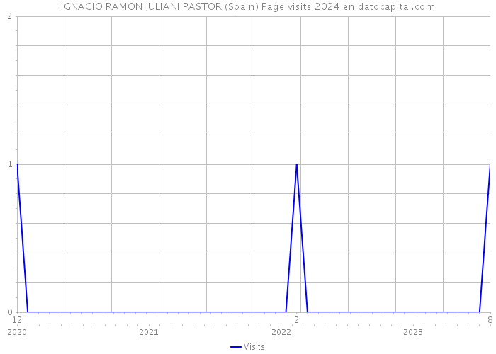 IGNACIO RAMON JULIANI PASTOR (Spain) Page visits 2024 