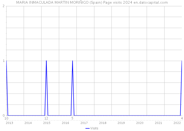 MARIA INMACULADA MARTIN MORIÑIGO (Spain) Page visits 2024 