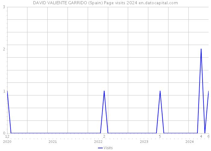 DAVID VALIENTE GARRIDO (Spain) Page visits 2024 
