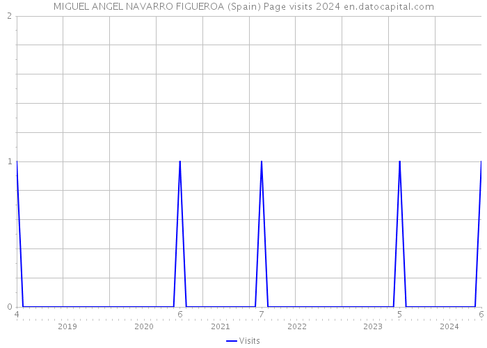 MIGUEL ANGEL NAVARRO FIGUEROA (Spain) Page visits 2024 
