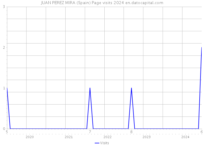 JUAN PEREZ MIRA (Spain) Page visits 2024 