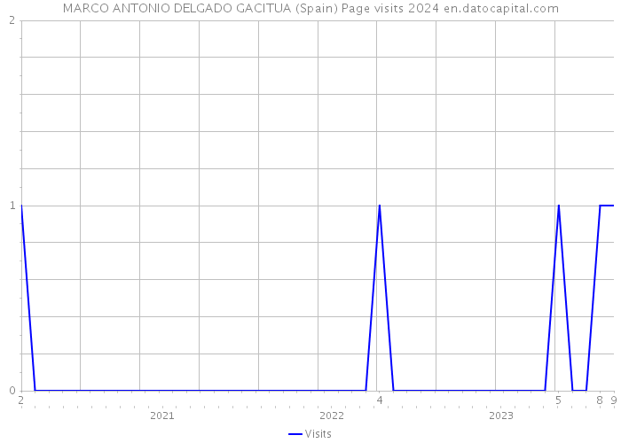 MARCO ANTONIO DELGADO GACITUA (Spain) Page visits 2024 