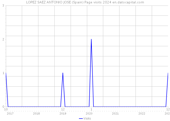 LOPEZ SAEZ ANTONIO JOSE (Spain) Page visits 2024 