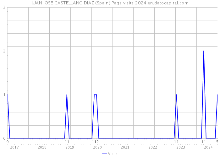 JUAN JOSE CASTELLANO DIAZ (Spain) Page visits 2024 