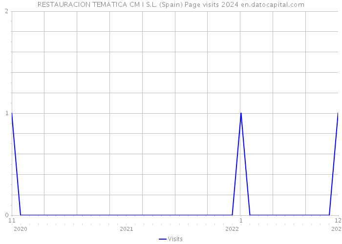 RESTAURACION TEMATICA CM I S.L. (Spain) Page visits 2024 
