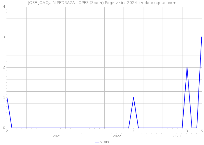 JOSE JOAQUIN PEDRAZA LOPEZ (Spain) Page visits 2024 