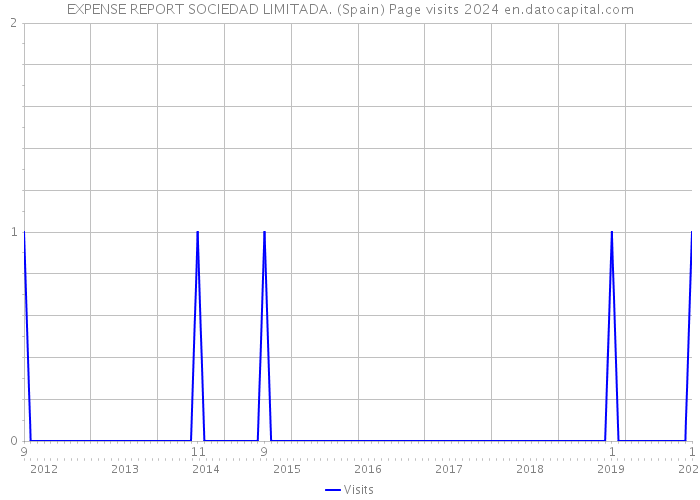 EXPENSE REPORT SOCIEDAD LIMITADA. (Spain) Page visits 2024 