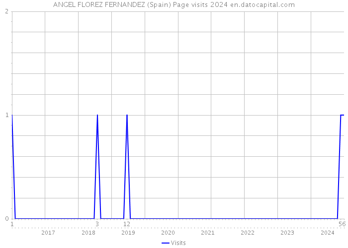 ANGEL FLOREZ FERNANDEZ (Spain) Page visits 2024 
