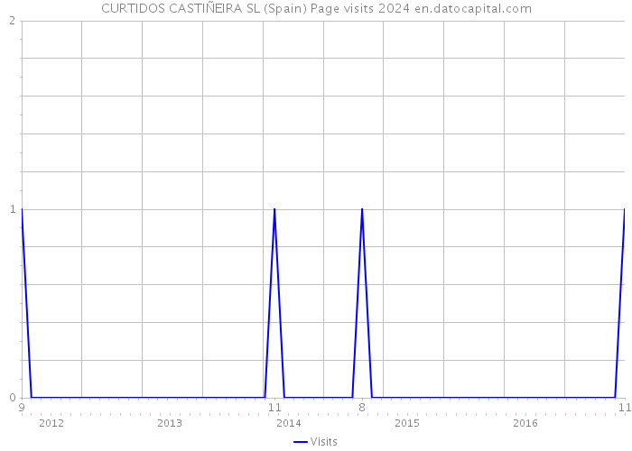 CURTIDOS CASTIÑEIRA SL (Spain) Page visits 2024 