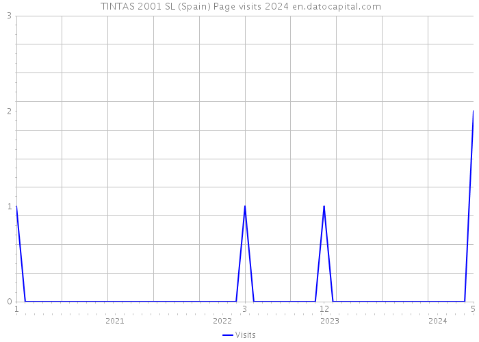 TINTAS 2001 SL (Spain) Page visits 2024 