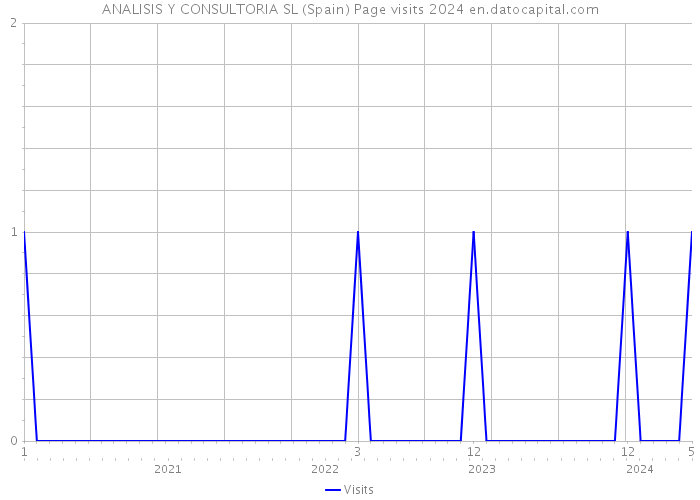 ANALISIS Y CONSULTORIA SL (Spain) Page visits 2024 