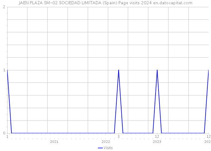 JAEN PLAZA SM-02 SOCIEDAD LIMITADA (Spain) Page visits 2024 