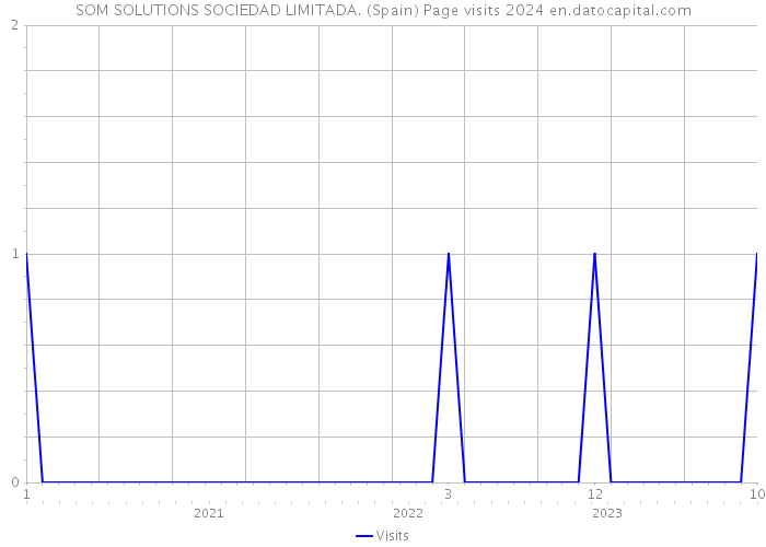 SOM SOLUTIONS SOCIEDAD LIMITADA. (Spain) Page visits 2024 