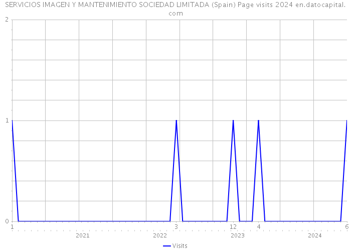 SERVICIOS IMAGEN Y MANTENIMIENTO SOCIEDAD LIMITADA (Spain) Page visits 2024 