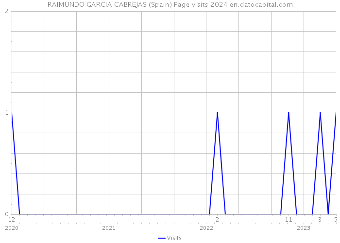 RAIMUNDO GARCIA CABREJAS (Spain) Page visits 2024 