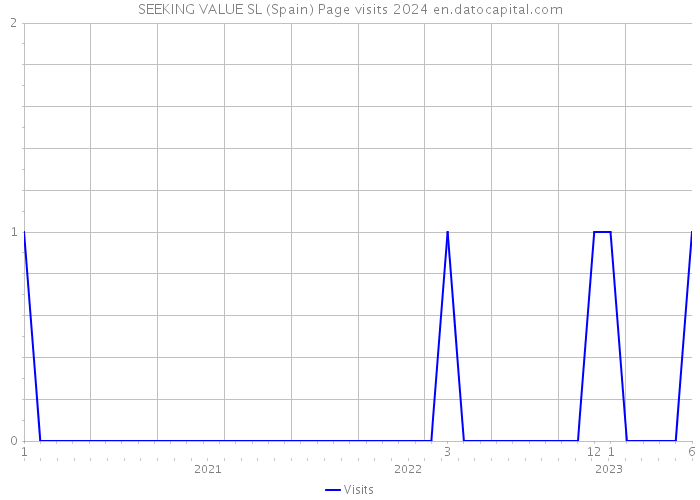 SEEKING VALUE SL (Spain) Page visits 2024 