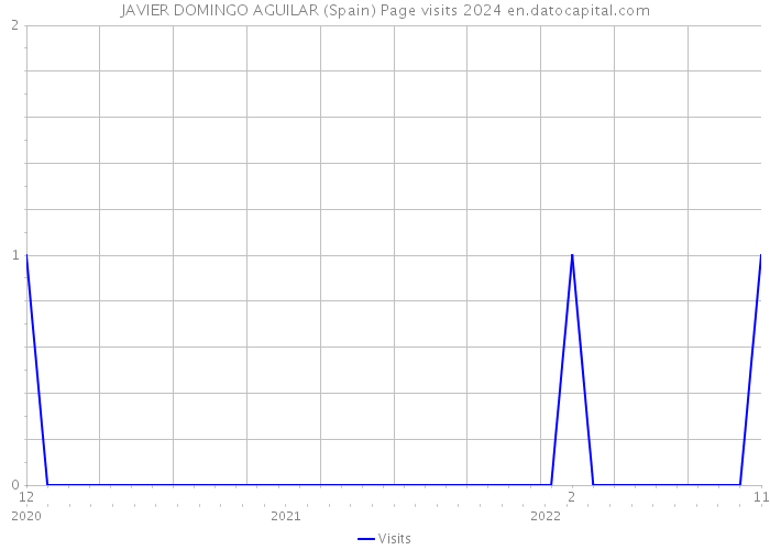 JAVIER DOMINGO AGUILAR (Spain) Page visits 2024 