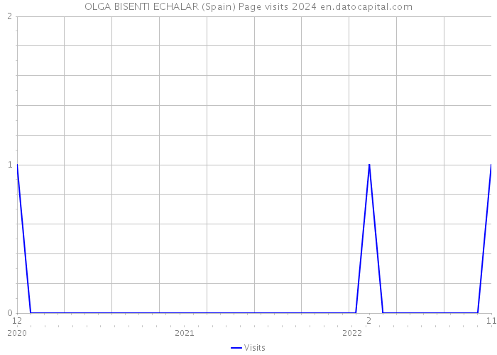 OLGA BISENTI ECHALAR (Spain) Page visits 2024 